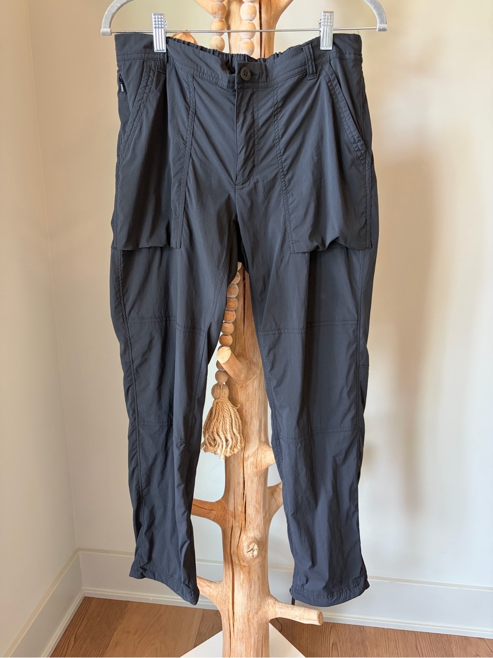 REI Black Straight-Leg Technical Pants